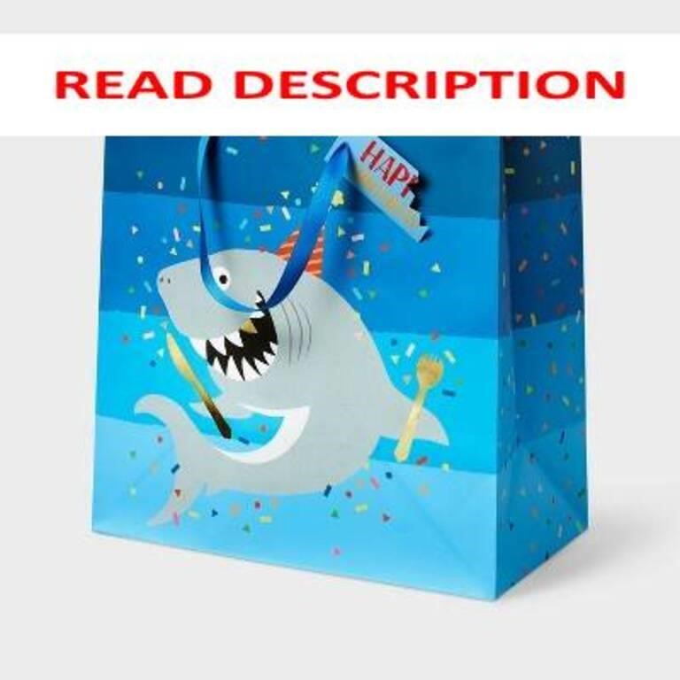 Large Shark Gift Bag - Spritz pack of 5