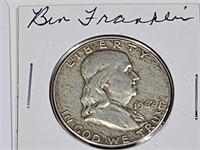 1962 D Silver Franklin Half Dollar  Coin
