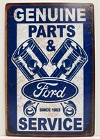 Reproduction Ford Parts & Service Metal Sign