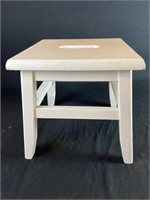 Cute white 12 in.² stepstool