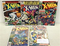 5 Marvel Newsstand Editions of X-Men