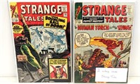 2 Vintage Marvel Strange Tales Comics