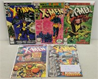 5 Vintage Marvel X-Men Comics