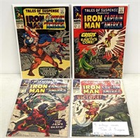 4 Vintage Marvel Tales of Suspense Comics