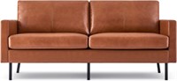 Z-hom 70inch  Leather 2-Seat Sofa  Brown