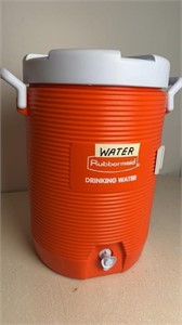 Rubbermaid 5 Gal Water Cooler-Orange 1685