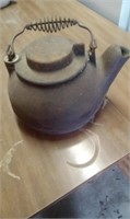 WAGNER WARE CAST IRON TEA KETTLE