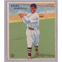 1933 Goudey Earl Averill Ex Pencil Mark