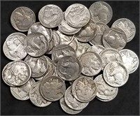 Roll of Nice Full Date Buffalo Nickels - 40 Coins