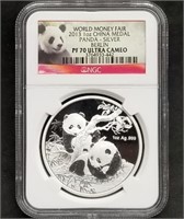 2013 1oz Berlin Silver Panda NGC PF70 Ultra Cameo