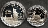 1986-S Statue of Liberty Proof Silver Dollar & Hal
