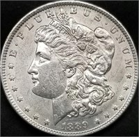 1889-P US Morgan Silver Dollar BU