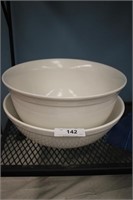 2 LARGE PFALTZGRAFF MIXING BOWLS