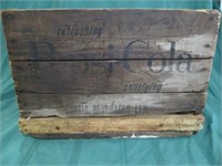 Pepsi-Cola wooden crate - As is 13"H