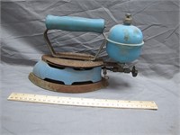 Antique Blue Kero Clothes Iron
