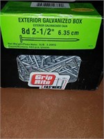 NIB Grip Rite 5lb Exterior Galvanized Fasteners