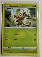 6 Pokemon Sword & Shield Grookey Cards 011/202!