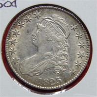 1825 Bust Silver Half Dollar