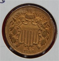 1866 Two Cent Piece