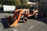 Kubota BX1500 tractor and attachments