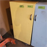 G414 Yellow wood cabinet, not contents