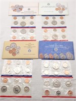 1988-89-90-91 Unc Mint Sets