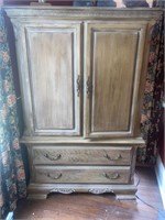Lexington TV Cabinet Pickled  2-Doors 2-Drawers -