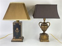 Ornate Decorative Lamps w/ Shades