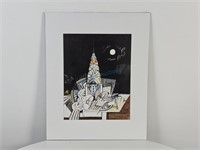 Saul Steinberg "Chrysler Building" Print