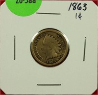 1863 Indian Cent G