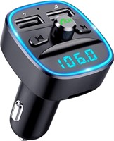 NEW - FM Transmitter for Car Bluetooth 5.0,