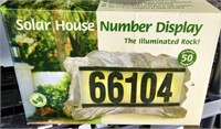 Solar House Number Display