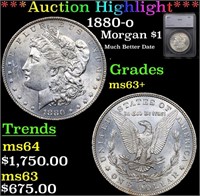 ***Auction Highlight*** 1880-o Morgan Dollar $1 Gr