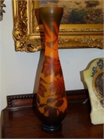 Daum Cameo Glass Vase