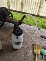Hand Pump Sprayer   (Back Canopy by Greenhouse)