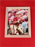 Steve Young Autographed 8 x 10 with COA