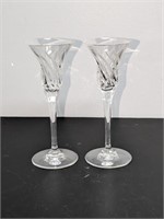 2 Pc. Ragiska Crystal Candle Holder w/ Box