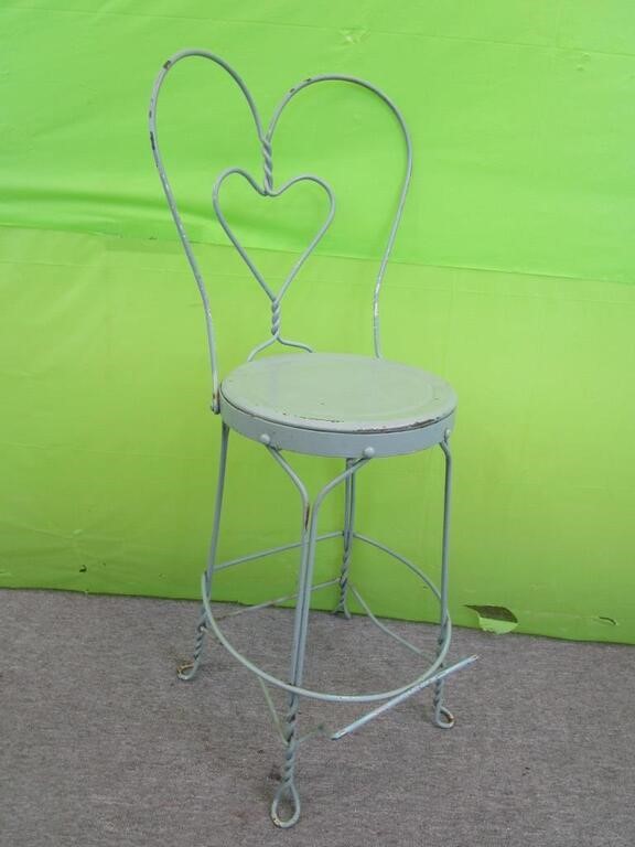 Ice Cream Parlor Bar Stool 24" Seat Height