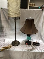 2 vintage lamps
