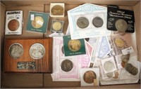 Mixed Group of Commemorative/Foreign Coins