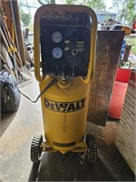 Dewalt 15 Gallon Air compressor. Rolls upright on