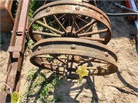 (2) Steel Wheels