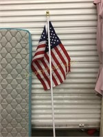 7’ Flag Pole w/ Flag