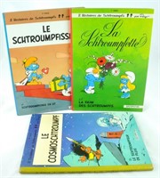 Les Schtroumpfs. Lot de 3 volumes dont 2 Eo
