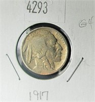 1917 Buffalo Nickel G4 Condition