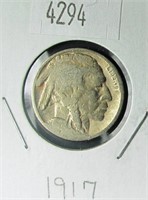 1917 Buffalo Nickel G4 Condition