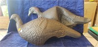 (2) Foam Turkey Decoys