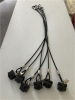 6- 3’ Cables, Locks and Keys