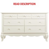 Evolur Aurora 7 Drawer Dresser  54x20.3x34 Inch