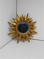 Gold Sun Mirror : 13" Mirror 4.5"